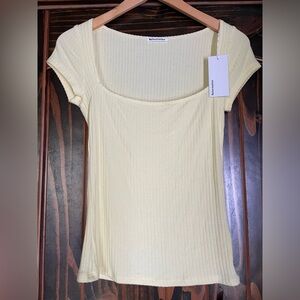 NWT Reformation Bardot Top
